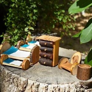 Wooden Branch Bed Time Set