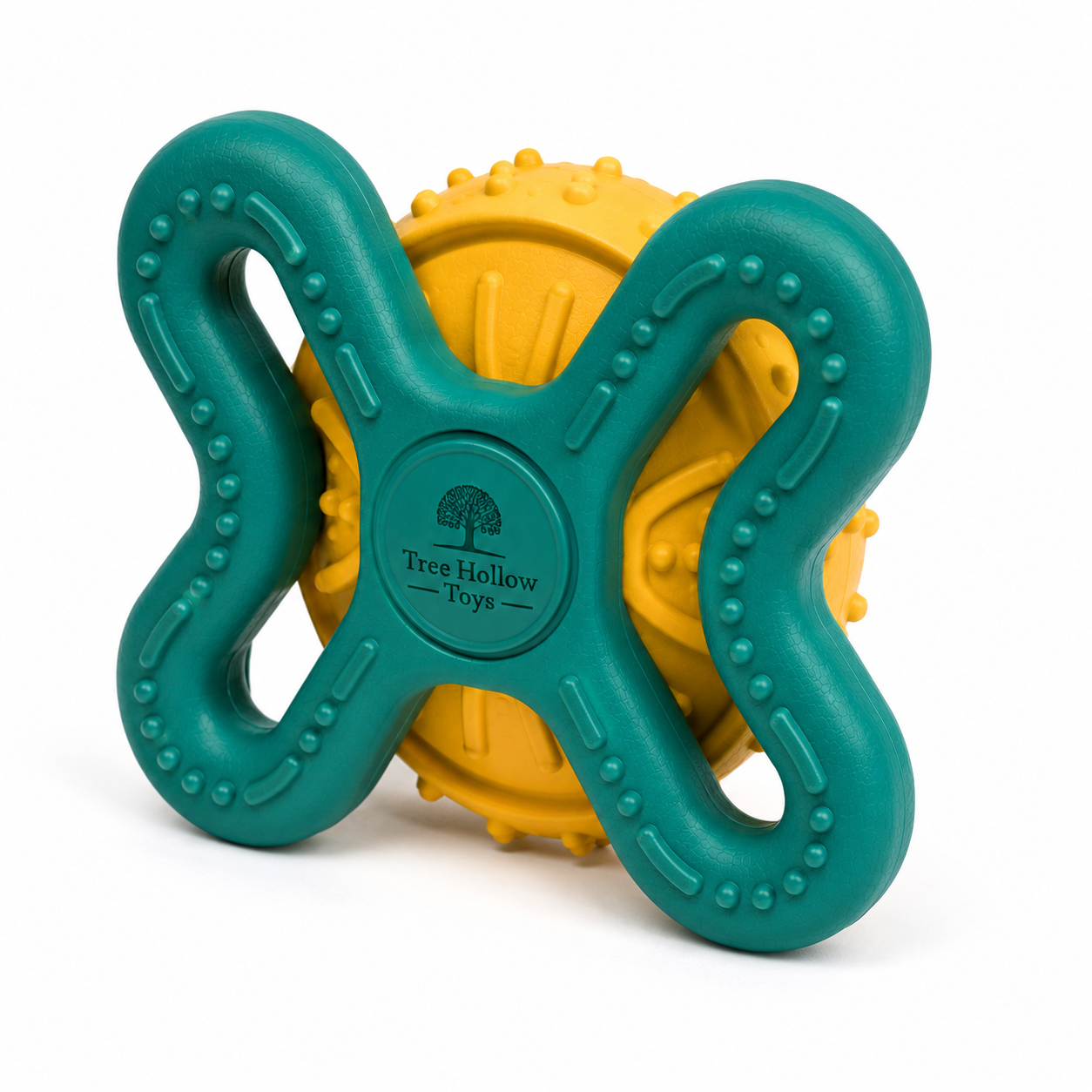 Tree Hollow Toys Interactive Grip Wheel Dog Toy – Durable Rubber Chew & Rolling Dental Toy for Dogs - Image 3