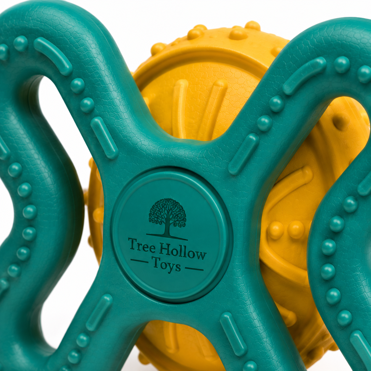 Tree Hollow Toys Interactive Grip Wheel Dog Toy – Durable Rubber Chew & Rolling Dental Toy for Dogs - Image 2