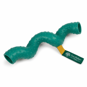 Tree Hollow Toys Twisted Tug & Chew Dog Toy – Durable Interactive Rubber Tug Toy for Medium & Large Dogs