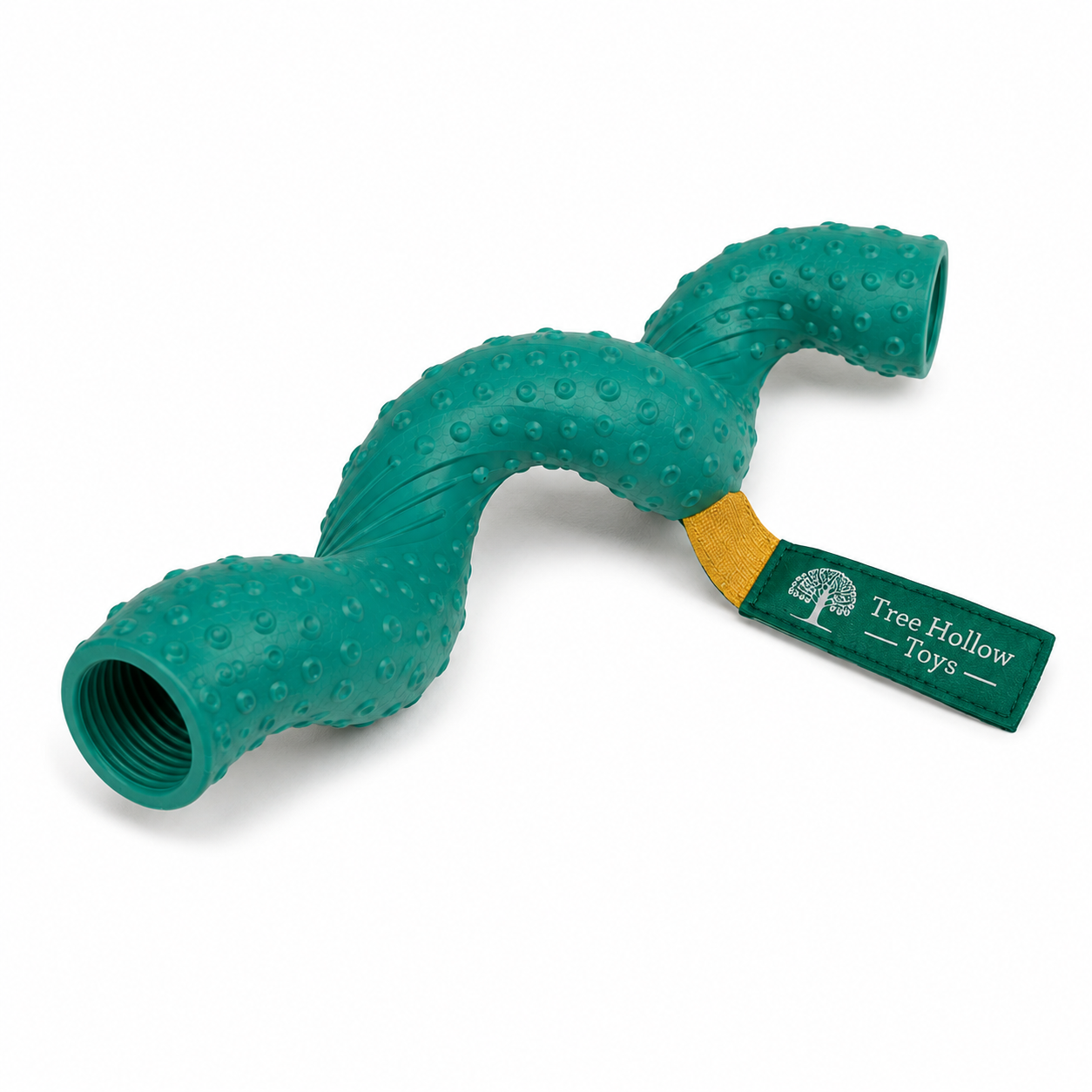 Tree Hollow Toys Twisted Tug & Chew Dog Toy – Durable Interactive Rubber Tug Toy for Medium & Large Dogs - Image 2