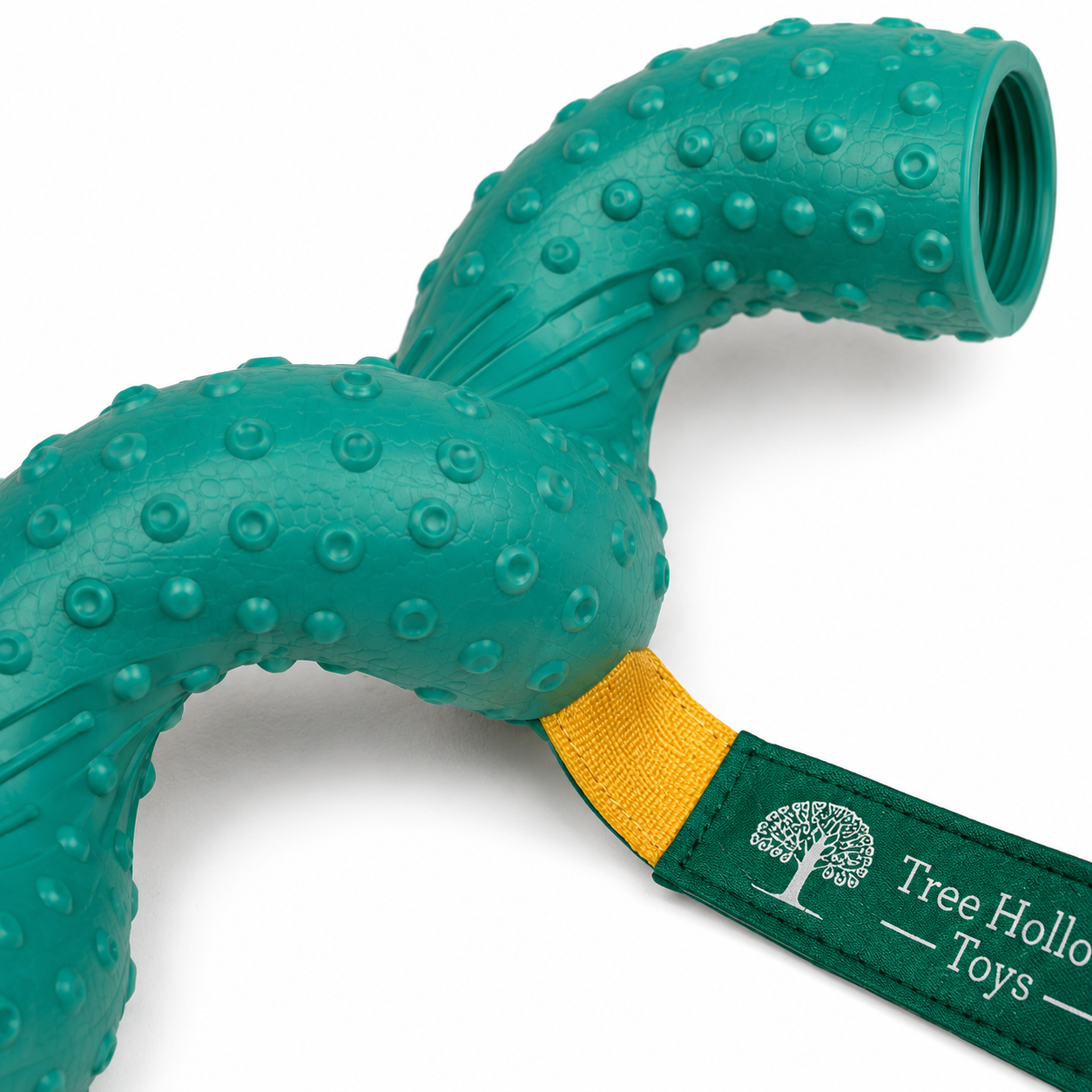 Tree Hollow Toys Twisted Tug & Chew Dog Toy – Durable Interactive Rubber Tug Toy for Medium & Large Dogs - Image 3
